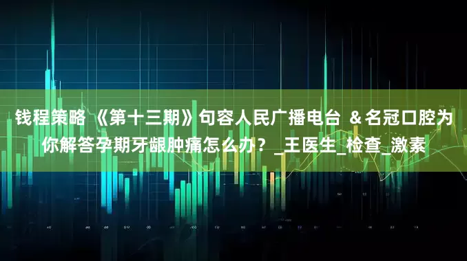 钱程策略 《第十三期》句容人民广播电台 ＆名冠口腔为你解答孕期牙龈肿痛怎么办？_王医生_检查_激素